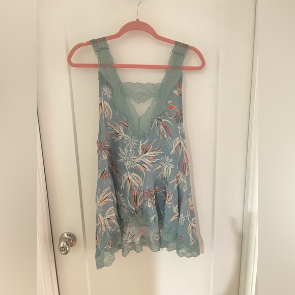 Free People Lace Trim Top - Picture 2 of 5